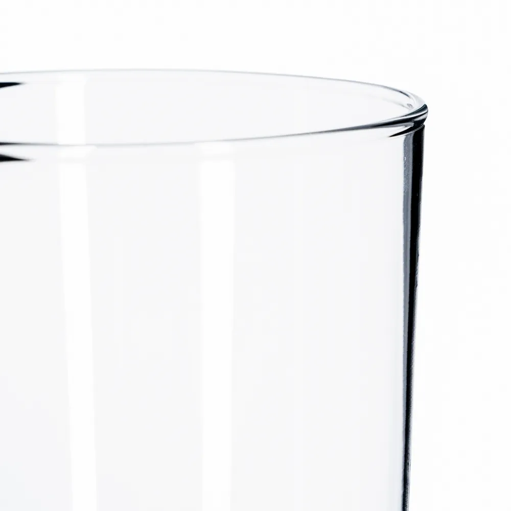 Vază de podea din sticlă transparentă cu formă cilindrică înaltă [5]