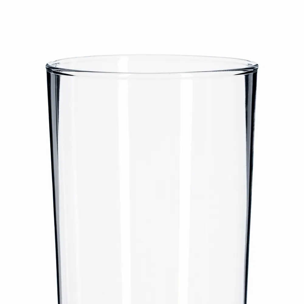 Vază de podea din sticlă transparentă cu formă cilindrică înaltă [4]