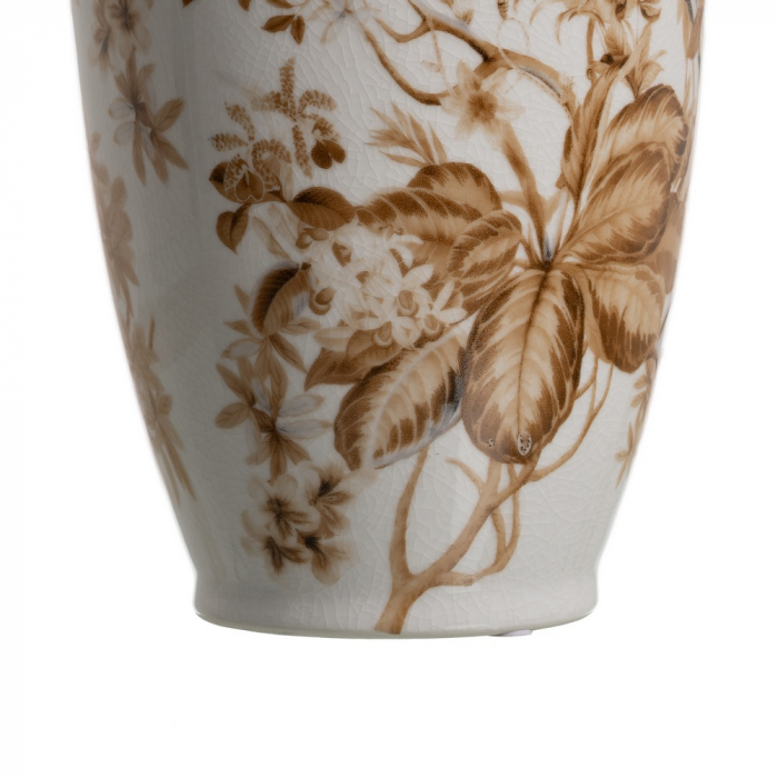 Vaza alb-maro portelan pentru decor rustic|Vaze ceramice decorative pentru interioare primitoare [7]