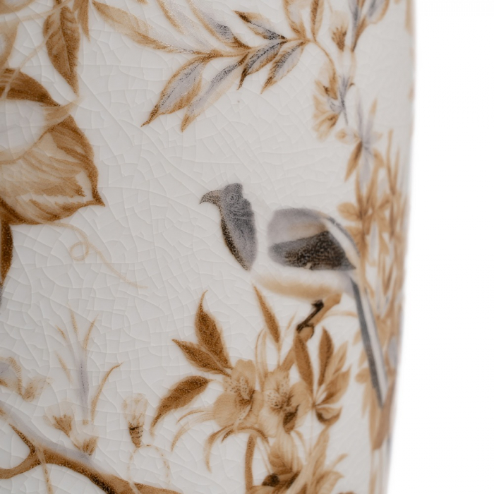 Vaza alb-maro portelan pentru decor rustic|Vaze ceramice decorative pentru interioare primitoare [6]