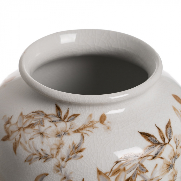 Vaza alb-maro portelan pentru decor rustic|Vaze ceramice decorative pentru interioare primitoare [3]