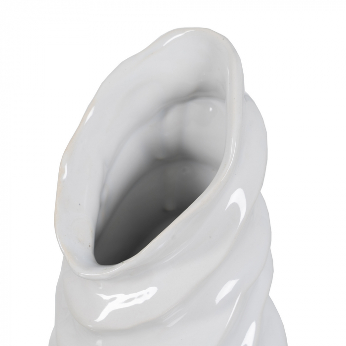 Vaza ceramica alba subtire decor nordic [4]