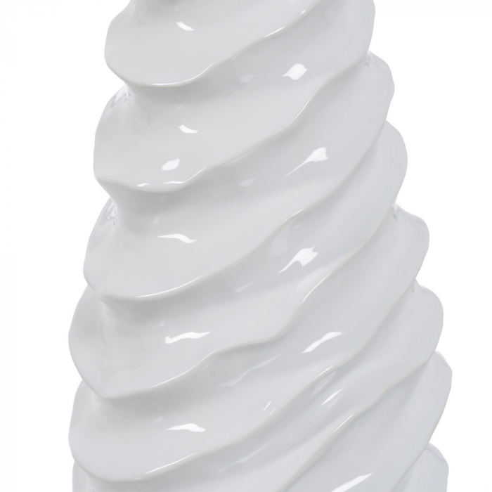 Vaza ceramica alba subtire decor nordic [5]