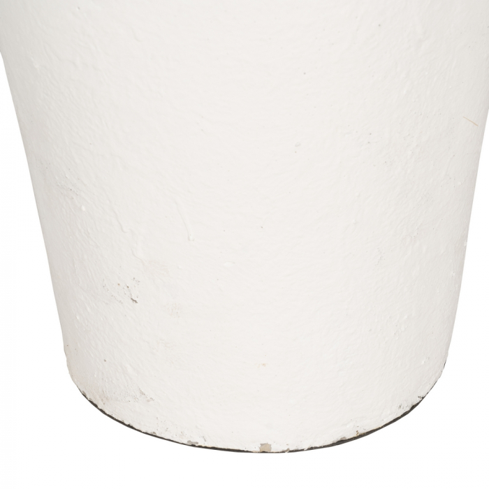 Vaza alba inalta fibrociment decor minimalist [8]