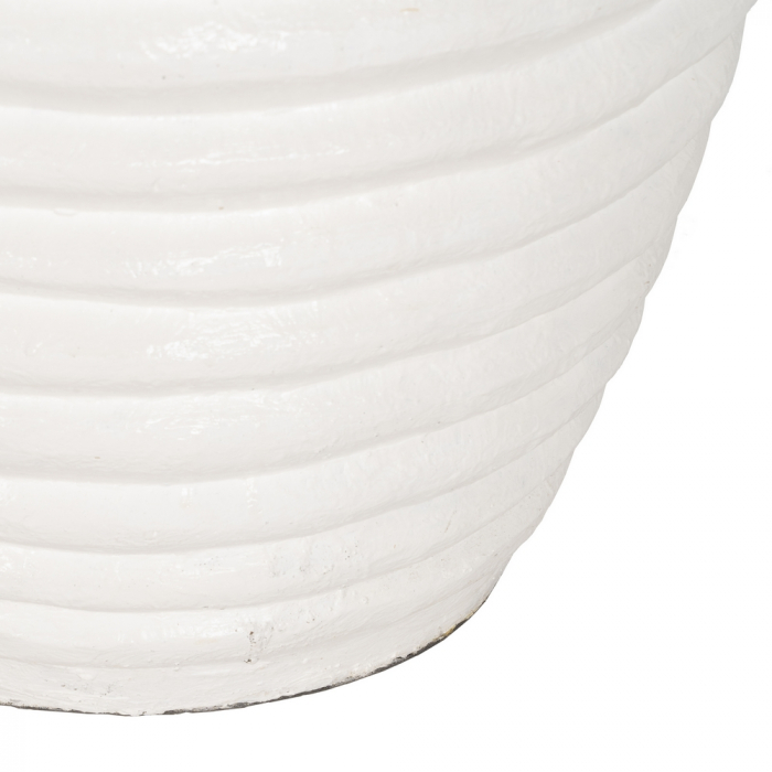 Vaza alba mare fibrociment decor contemporan [8]