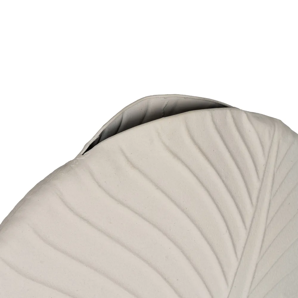 Vaza Alba cu Textura Organica | Decoratiuni Contemporane [3]