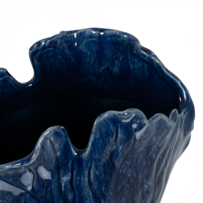 Vaza Albastra Sculpturala CreativDeco - Accent Decorativ Modern Pentru Casa [4]
