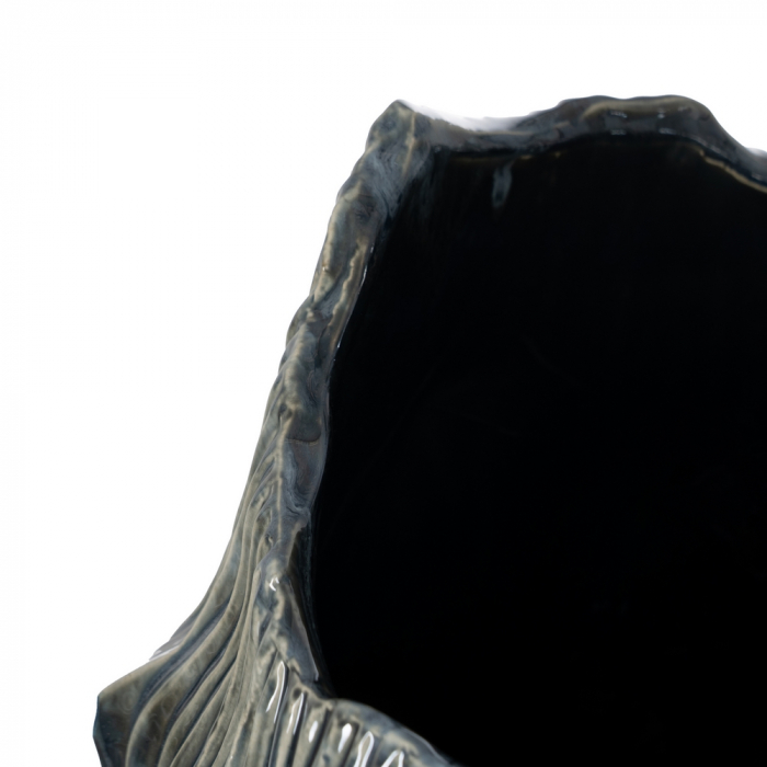 Vaza ceramica albastra mare pentru decor central|Vaze elegante pentru interioare spatioase [3]
