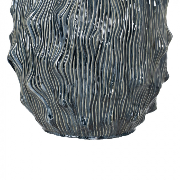 Vaza ceramica albastra mare pentru decor central|Vaze elegante pentru interioare spatioase [6]