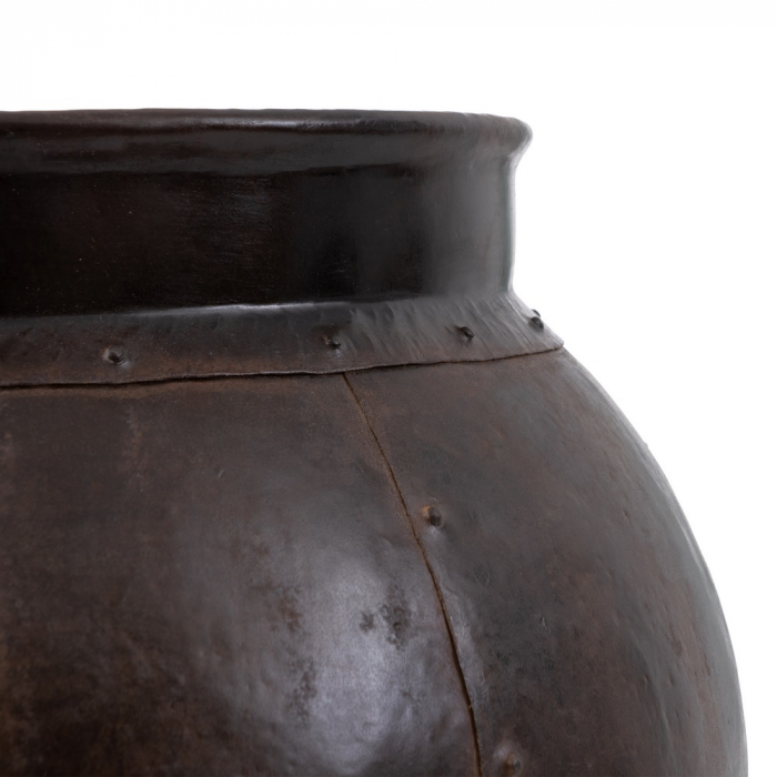 Vaza decorativa metalica cupru antichizat CreativDeco - Stil industrial pentru living [6]