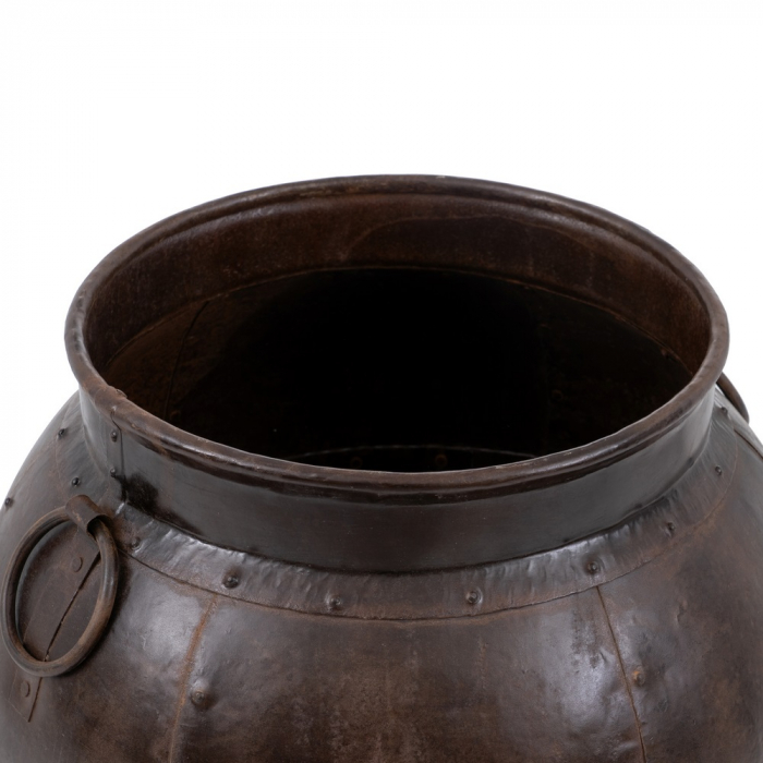 Vaza decorativa metalica cupru antichizat CreativDeco - Stil industrial pentru living [5]