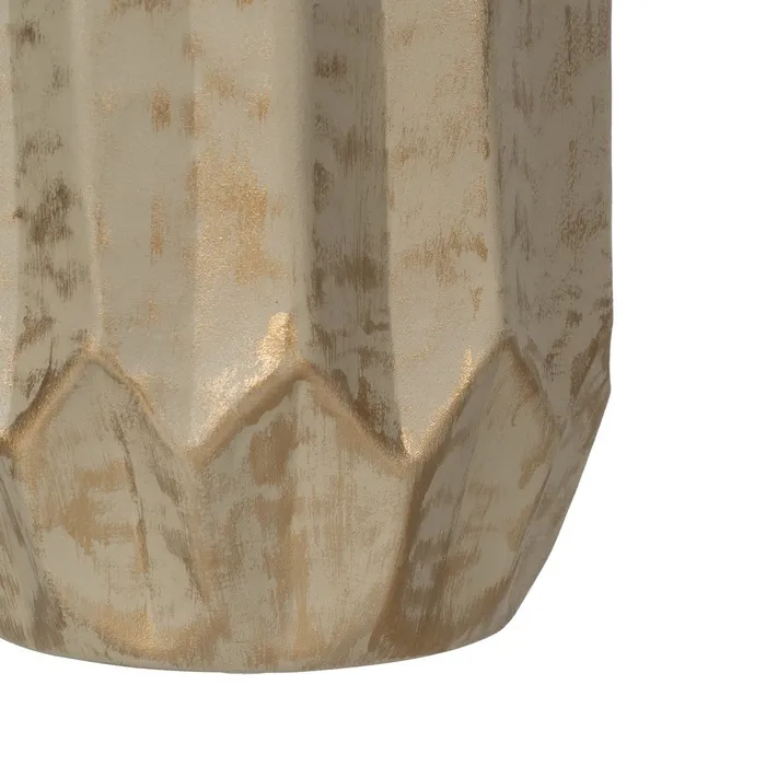Vaza aurie decorativa cu model geometric | Obiecte antice [6]