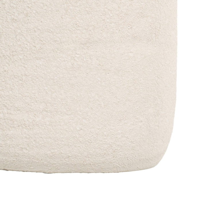 Vază decorativă ceramică albă formă conică [7]