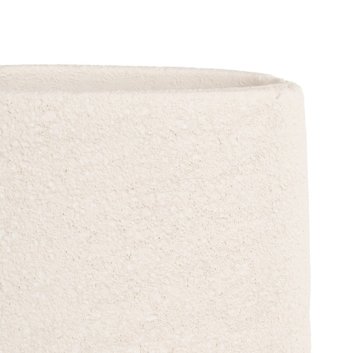 Vază decorativă ceramică albă formă conică [5]