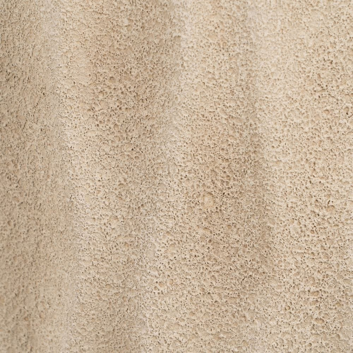 Vază decorativă din ceramică bej model ondulat formă alungită [5]