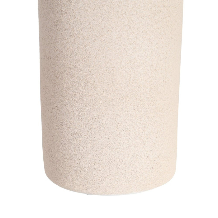 Vază decorativă din ceramică crem cu cap rotund și bază cilindrică [6]