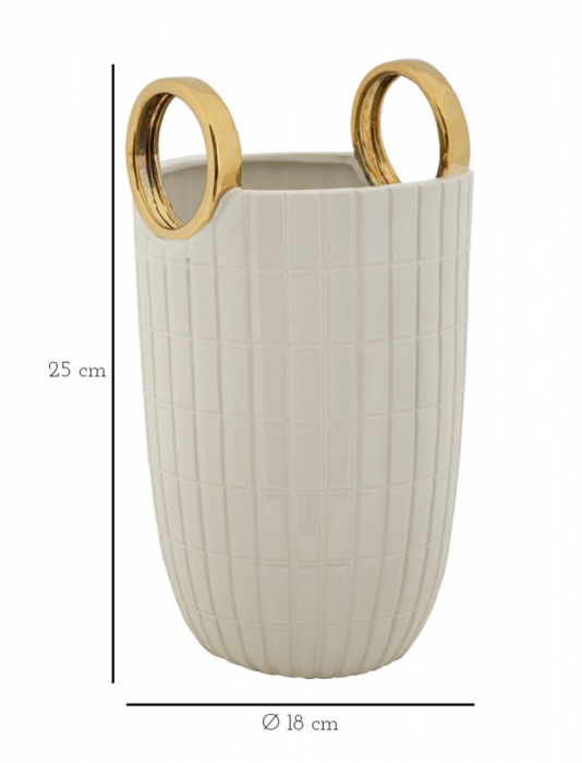 Vaza cu design inspirat de sacose elegante - CreativDeco [7]