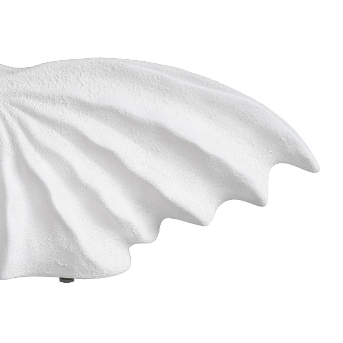 Vază decorativă lut alb scoică realizată manual [6]