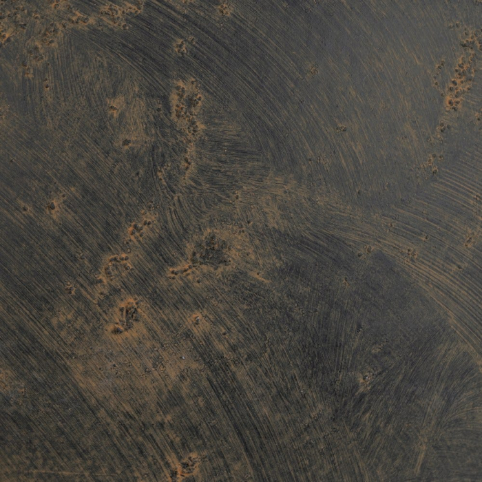 Vază decorativă din lut gri cu toartă laterală formă rotunjită [5]