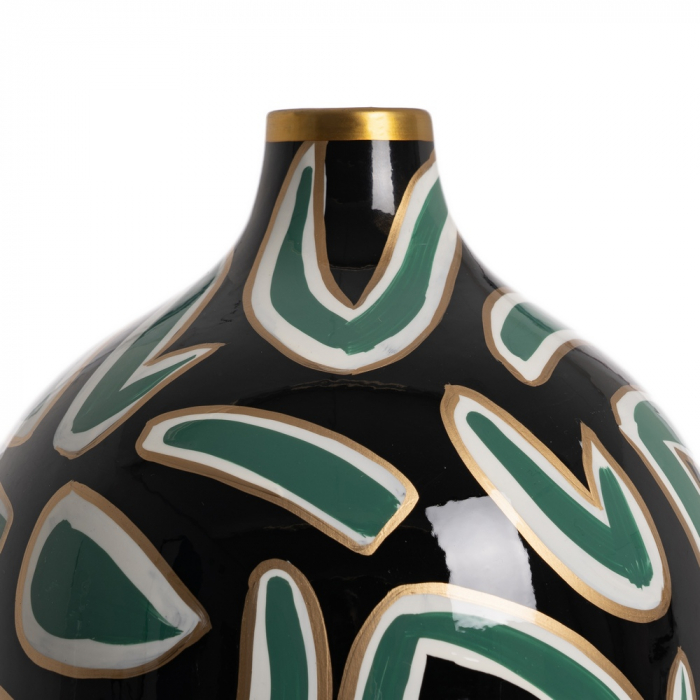 Vaza inalta negru-verde pentru decor rafinat|Vaze moderne pentru accente elegante [4]