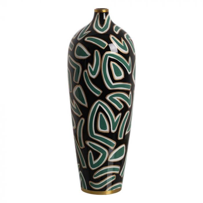 Vaza inalta negru-verde pentru decor rafinat|Vaze moderne pentru accente elegante [1]