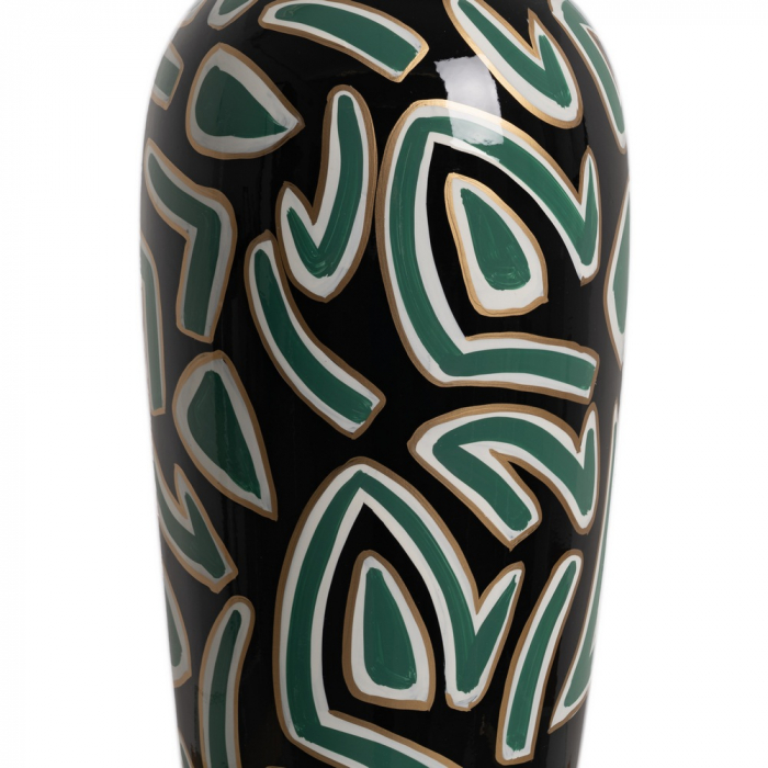 Vaza inalta negru-verde pentru decor rafinat|Vaze moderne pentru accente elegante [5]