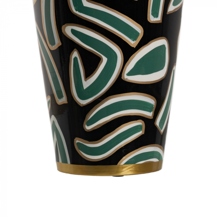 Vaza inalta negru-verde pentru decor rafinat|Vaze moderne pentru accente elegante [6]