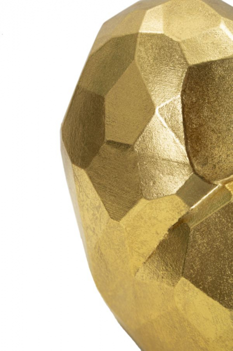 Vaza inima CreativDeco model geometric auriu [4]