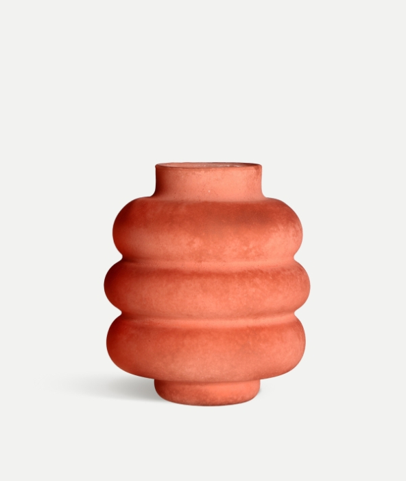 Vază decorativă KIDHA portocalie – titlu imagine principală [1]