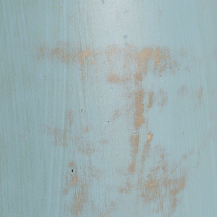 Vază decorativă din teracotă turcoaz cu două toarte formă conică [6]