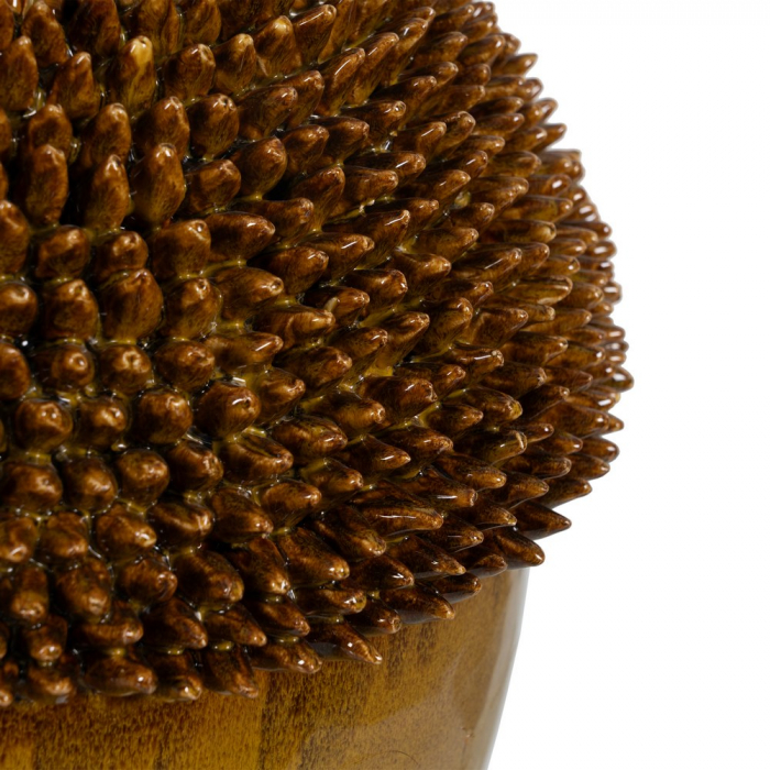 Vaza galbena ceramica decor boho modern [5]