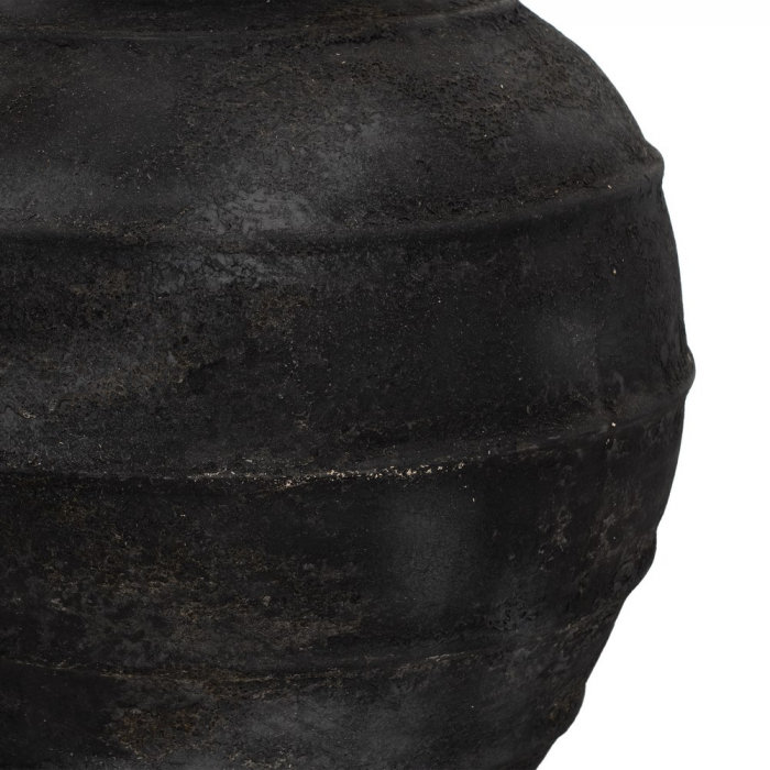 Vaza gri medie fibrociment decor modern [6]