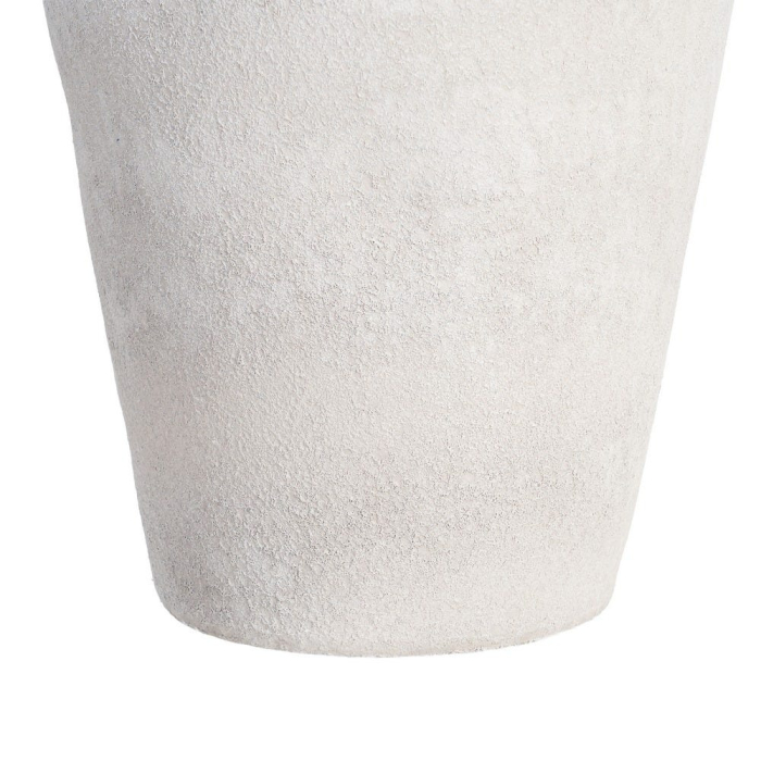 Vază decorativă înaltă ceramică albă formă rotunjită [6]