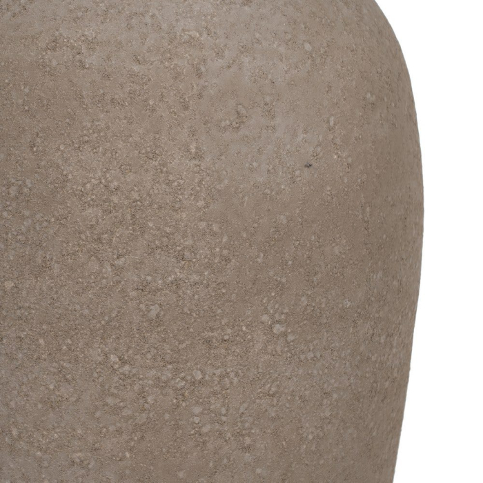 Vază decorativă înaltă din ceramică gri texturată formă conică [5]