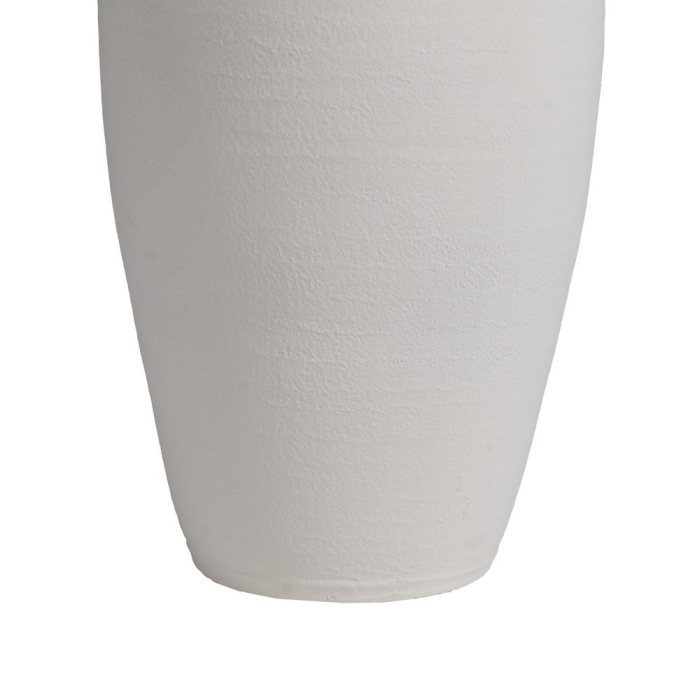 Vază decorativă lut alb formă alungită [6]