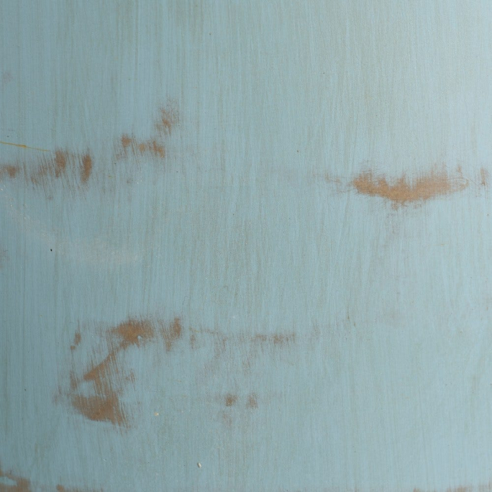 Vază decorativă înaltă din teracotă turcoaz cu două toarte formă alungită [5]