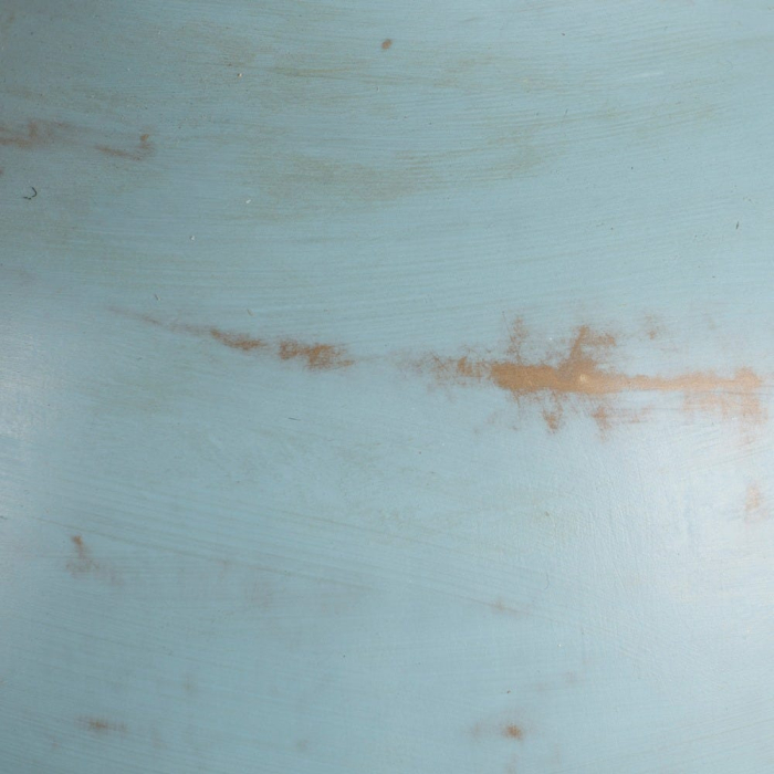 Vază decorativă înaltă din teracotă turcoaz formă alungită gât îngust [5]