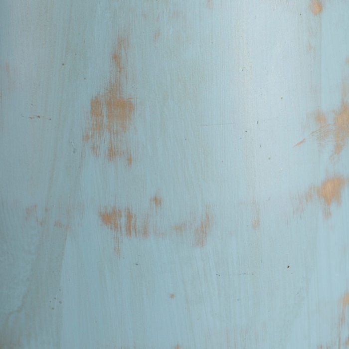 Vază decorativă înaltă din teracotă turcoaz formă conică [5]