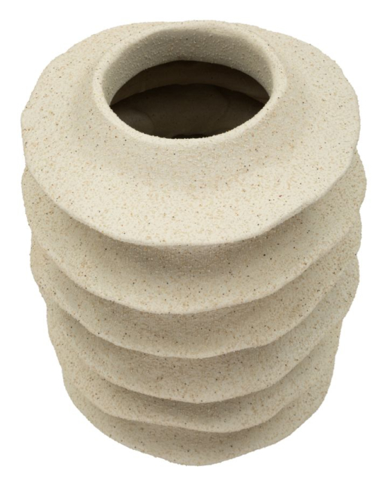 Vază decorativă mică stil japandi cu niveluri suprapuse [2]