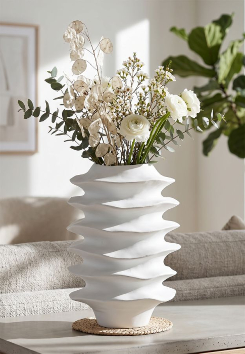 Vază decorativă modernă mică cu niveluri suprapuse [5]