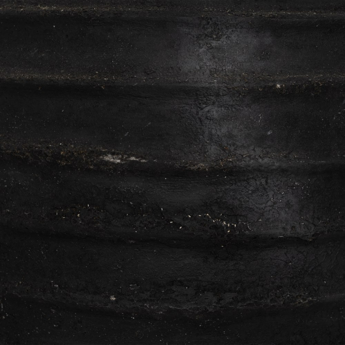 Vaza Neagra cu Linii Reliefate CreativDeco - Accent Modern pentru Interioare Elegante [7]