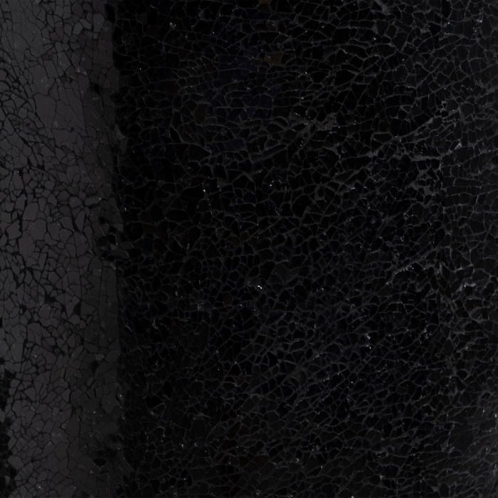 Vaza neagra inalta sculpturala fibra [5]