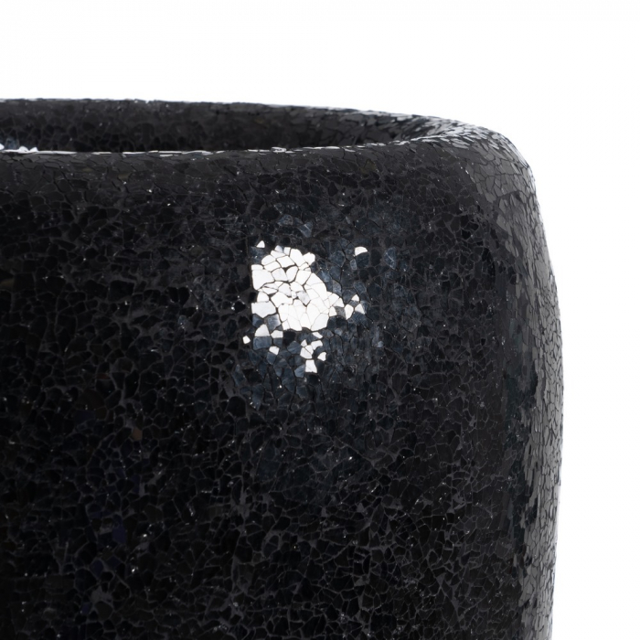 Vaza neagra mare moderna decor sculptural [6]