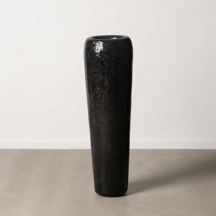 Vaza neagra mare moderna decor sculptural [1]