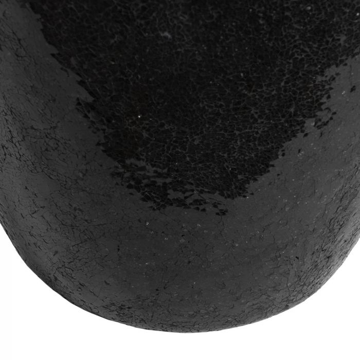 Vaza neagra moderna geometrica fibra decor [8]