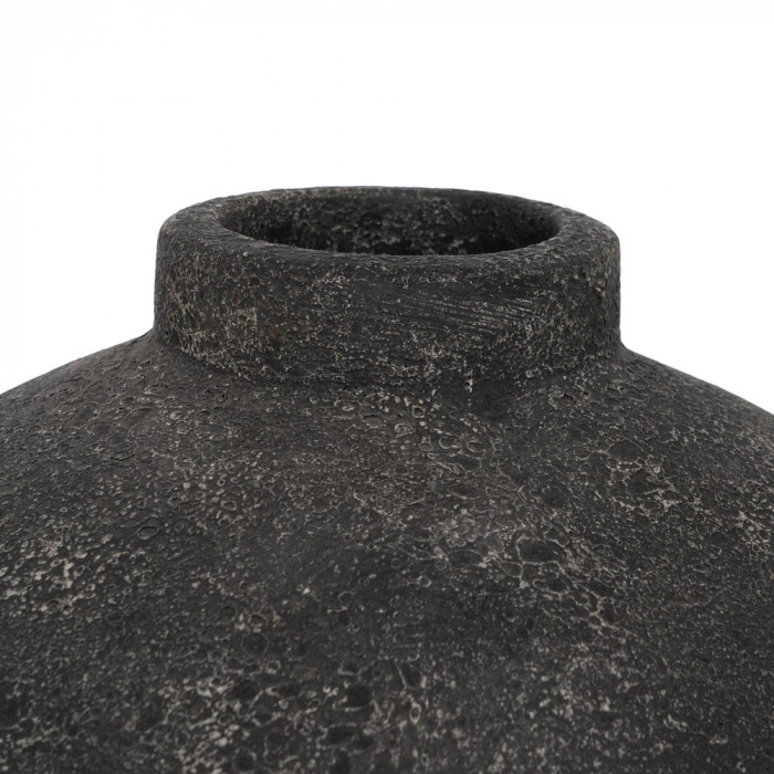 Vaza Neagra Patinata CreativDeco - Element Rustic si Elegant pentru Decor [5]