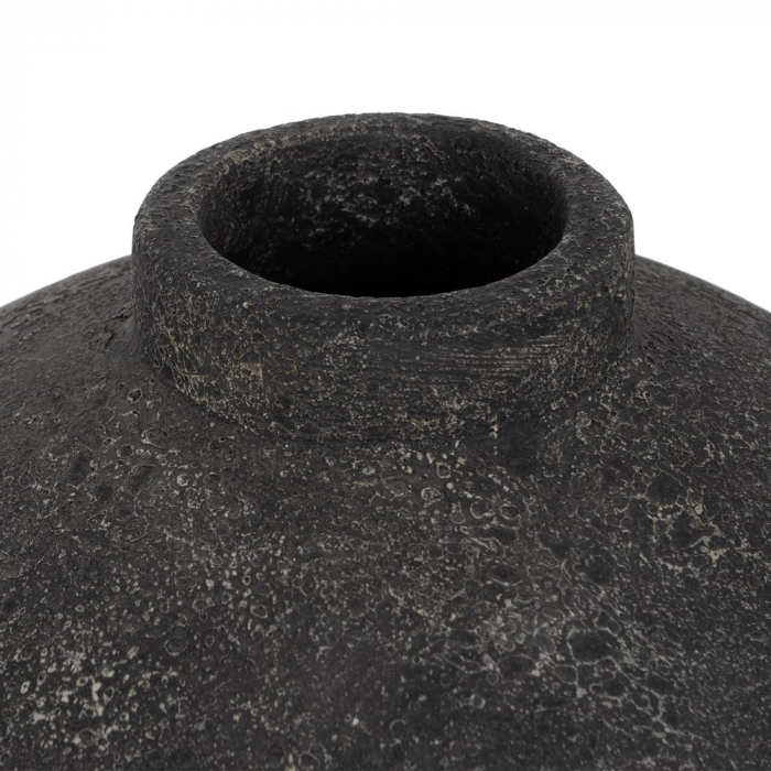 Vaza Neagra Patinata CreativDeco - Element Rustic si Elegant pentru Decor [4]