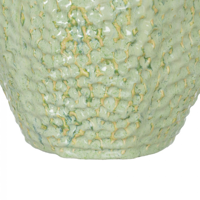 Vaza verde ceramica mata pentru decor botanic|Vaze rotunde moderne pentru spatii naturale [7]