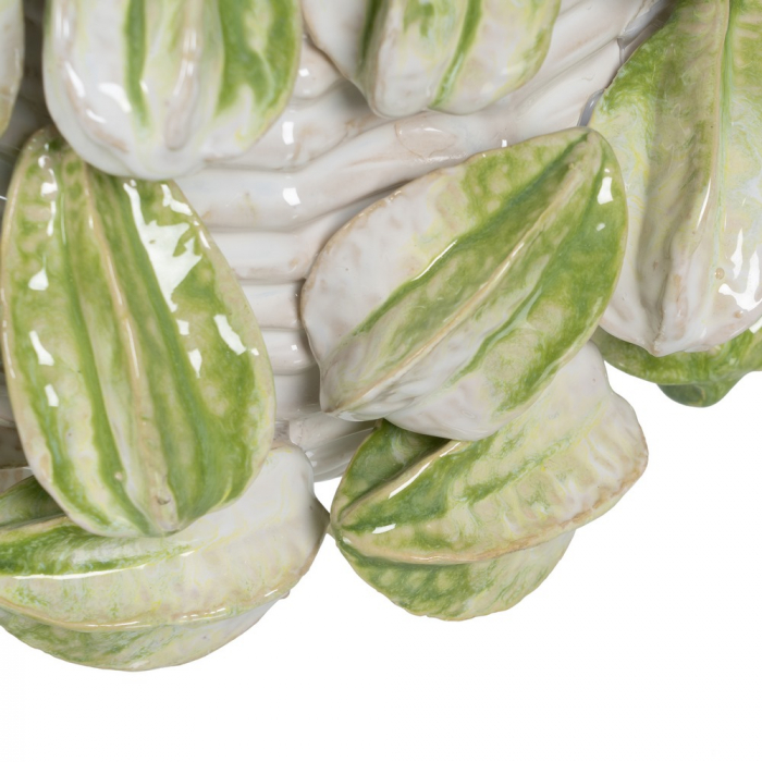 Vaza Ceramica Verde Si Alb CreativDeco - Design Organic Pentru Interioare Eclectice [6]
