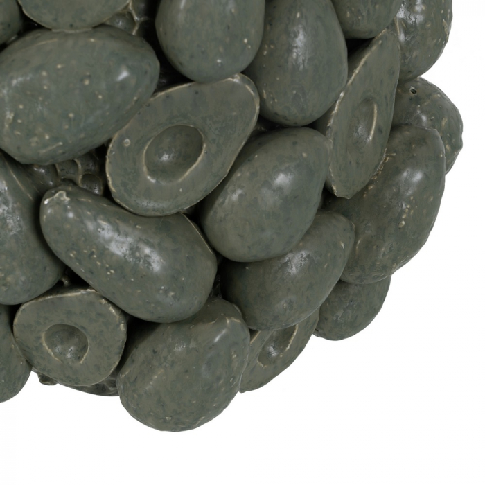 Vaza ceramica verde rotunda decor rustica [6]